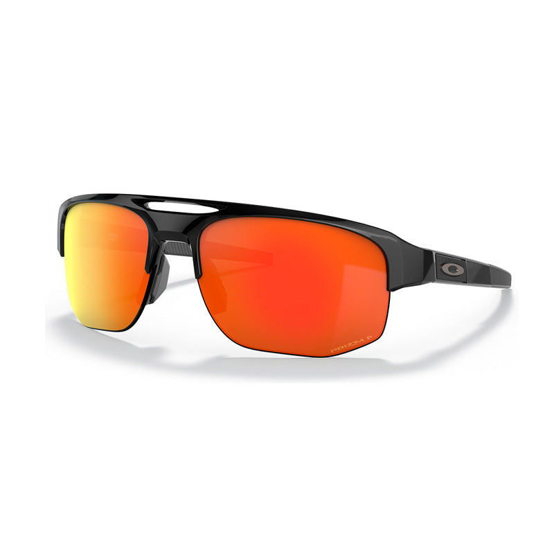Lentes OAKLEY Mercenary Mica Prizm Ruby Iridium Polar / Armazón Polished Black